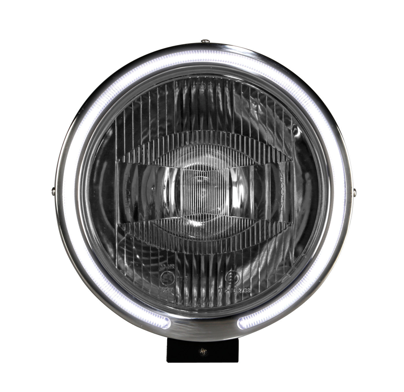 Angel-Eyes, Faro alogeno di profondità con luce di posizione a 8 Led - Bianco