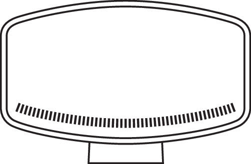 Pluton, faro alogeno di profondità con luce di posizione a led - 248x141 mm