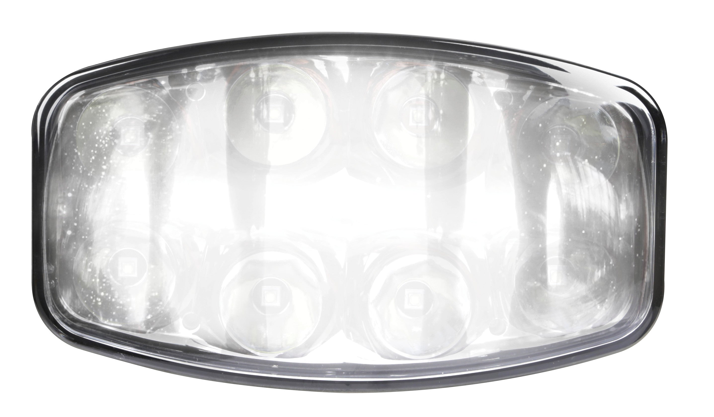 Pluton Nova, faro di profondità LED con luce di posizione - 12/24V - 245x140 mm