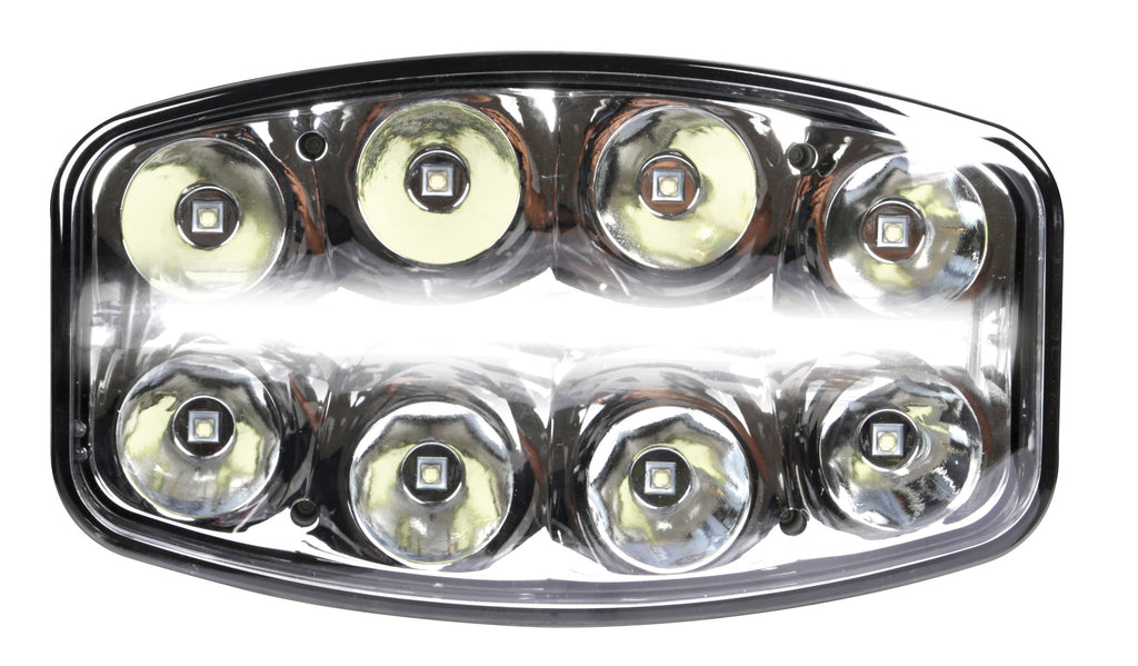 Pluton Nova, faro di profondità LED con luce di posizione - 12/24V - 245x140 mm