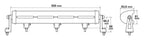 Pluton Holland Style, barra a Led 2 funzioni - 12/24V - 559x81 mm