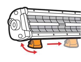 Pluton Holland Style, barra a Led 2 funzioni - 12/24V - 559x81 mm