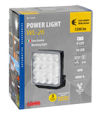 WL-26, faro ausiliario a 16 Led - 12/24V - Bianco