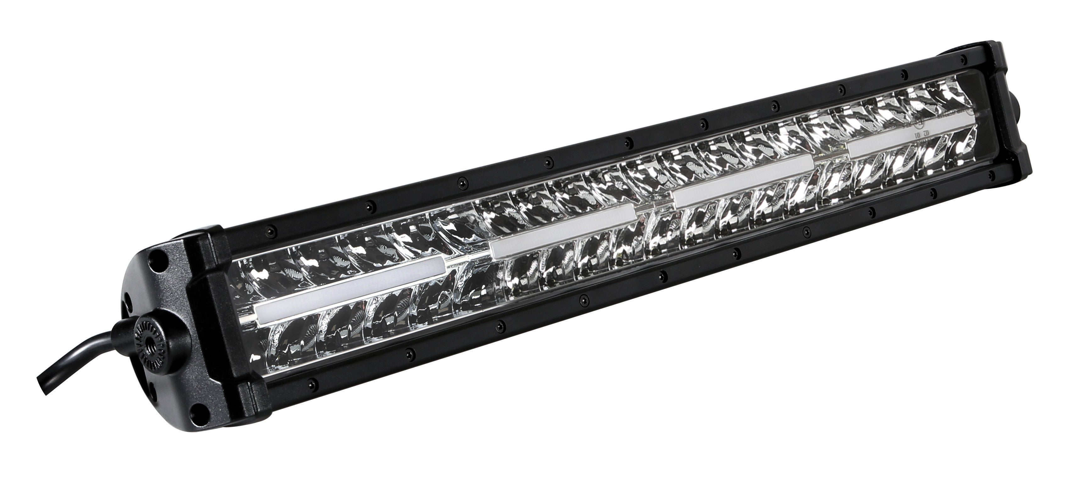 Pluton Total White, barra a Led 2 funzioni - 12/24V - 559x81 mm