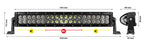 Barra a Led con struttura curva in alluminio, 12/24V - 55 cm
