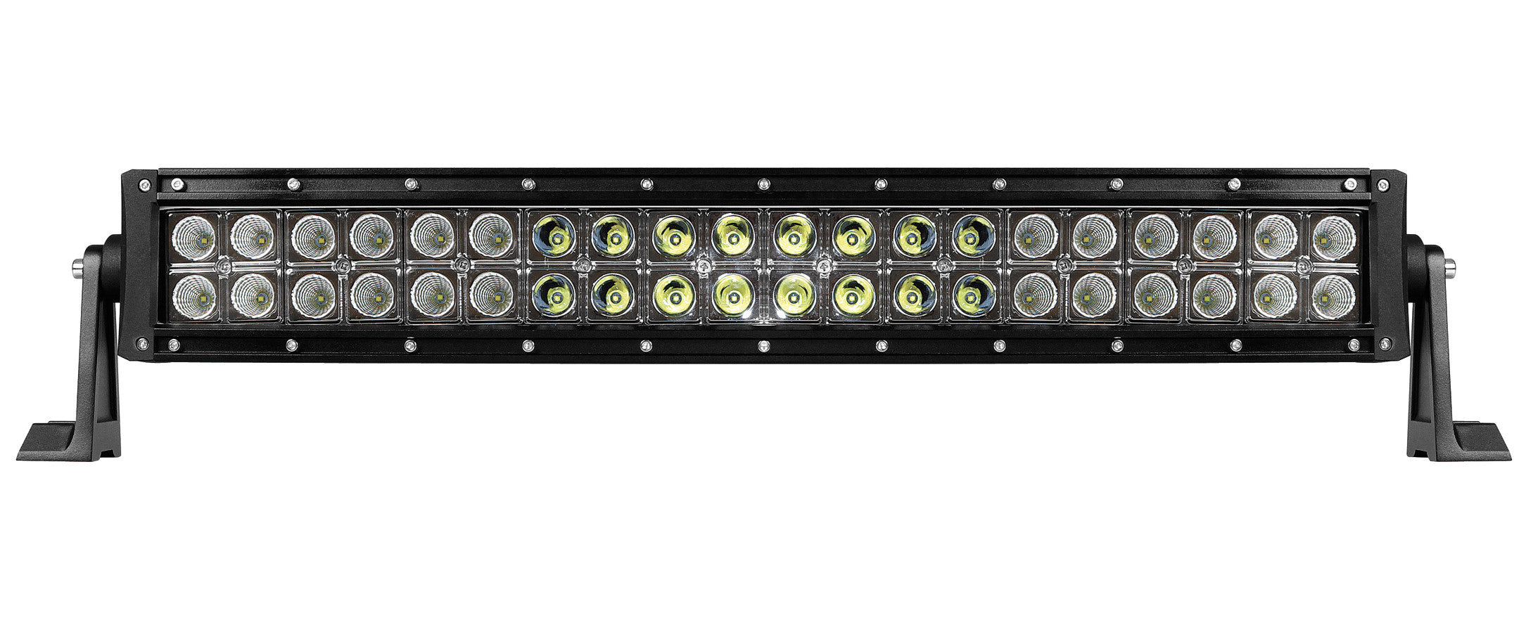 Barra a Led con struttura curva in alluminio, 12/24V - 55 cm
