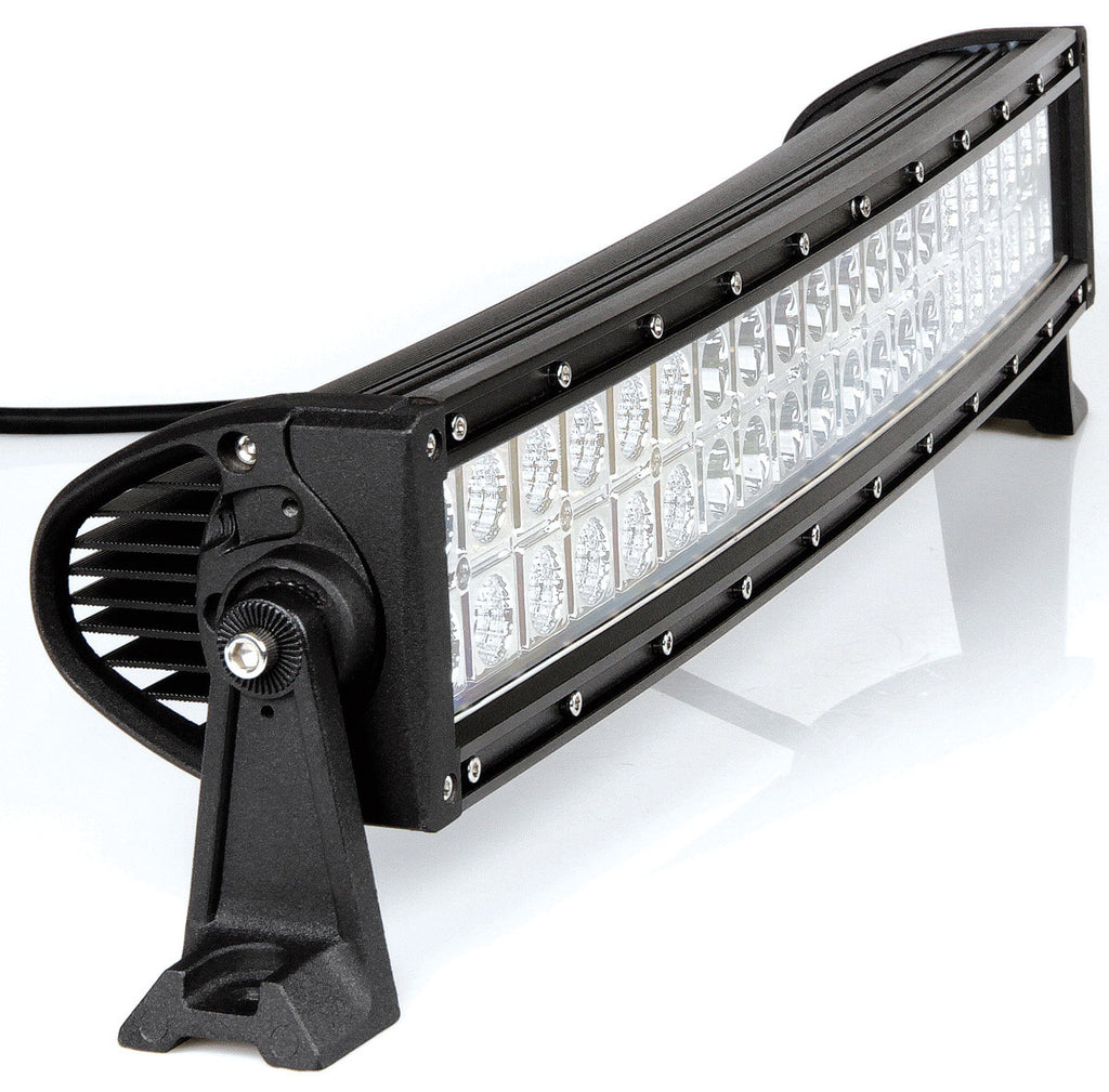 Barra a Led con struttura curva in alluminio, 12/24V - 55 cm