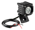 WL-19, faro ausiliario a 1 Led - 12/24V - Luce focalizzata - Bianco