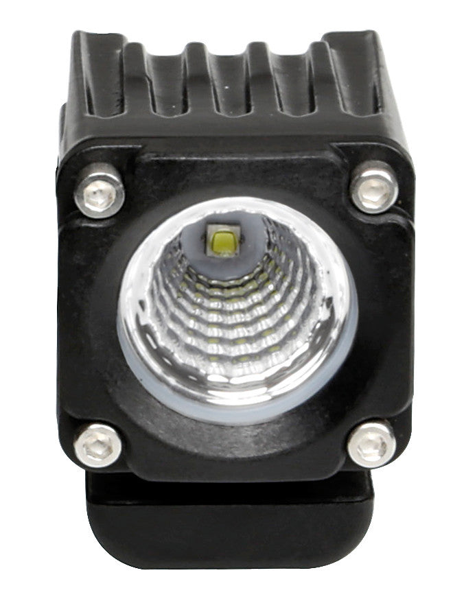 WL-19, faro ausiliario a 1 Led - 12/24V - Luce ampia - Bianco