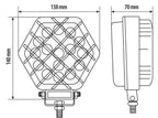 WL-22, faro ausiliario a 16 Led - 12/24V - Bianco