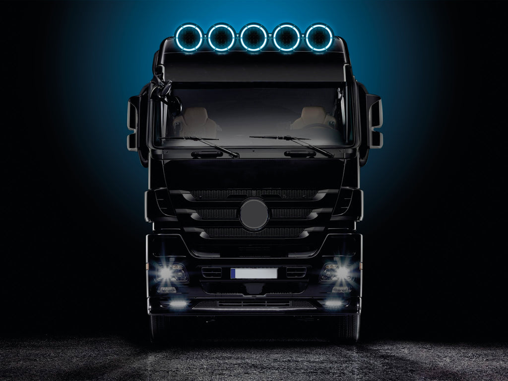 Bextar, proiettore supplementare a 62 Led - 12/24V - Ø 195 mm