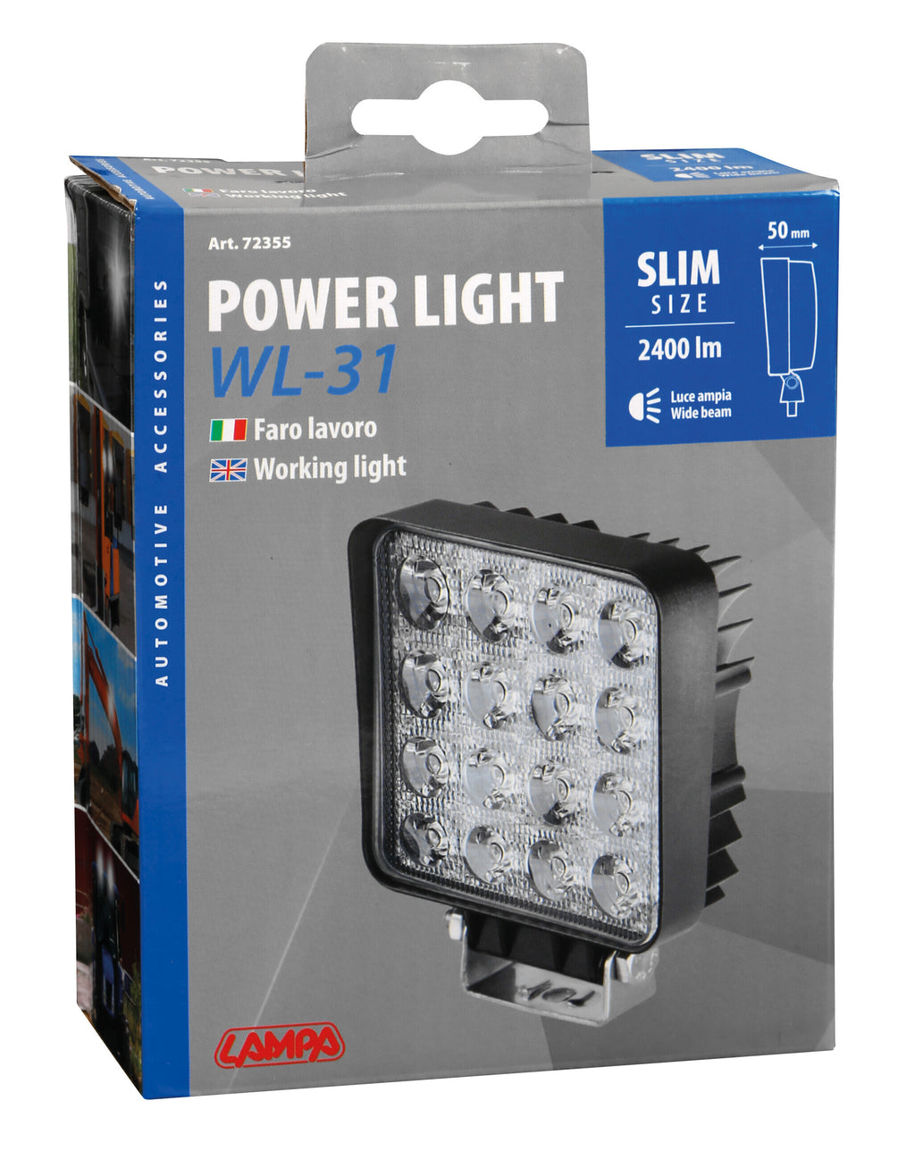 WL-31, faro ausiliario a 16 Led - 12/24V