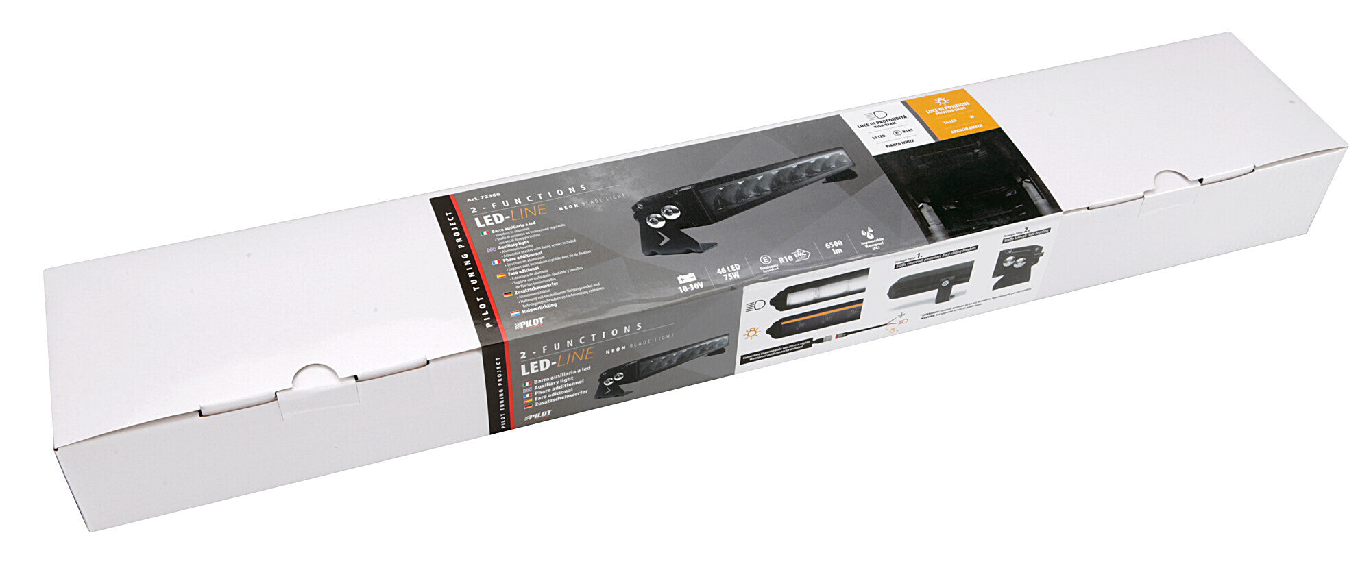 Led-Line Holland Style, barra a Led 2 funzioni - 12/24V - 545x50 mm