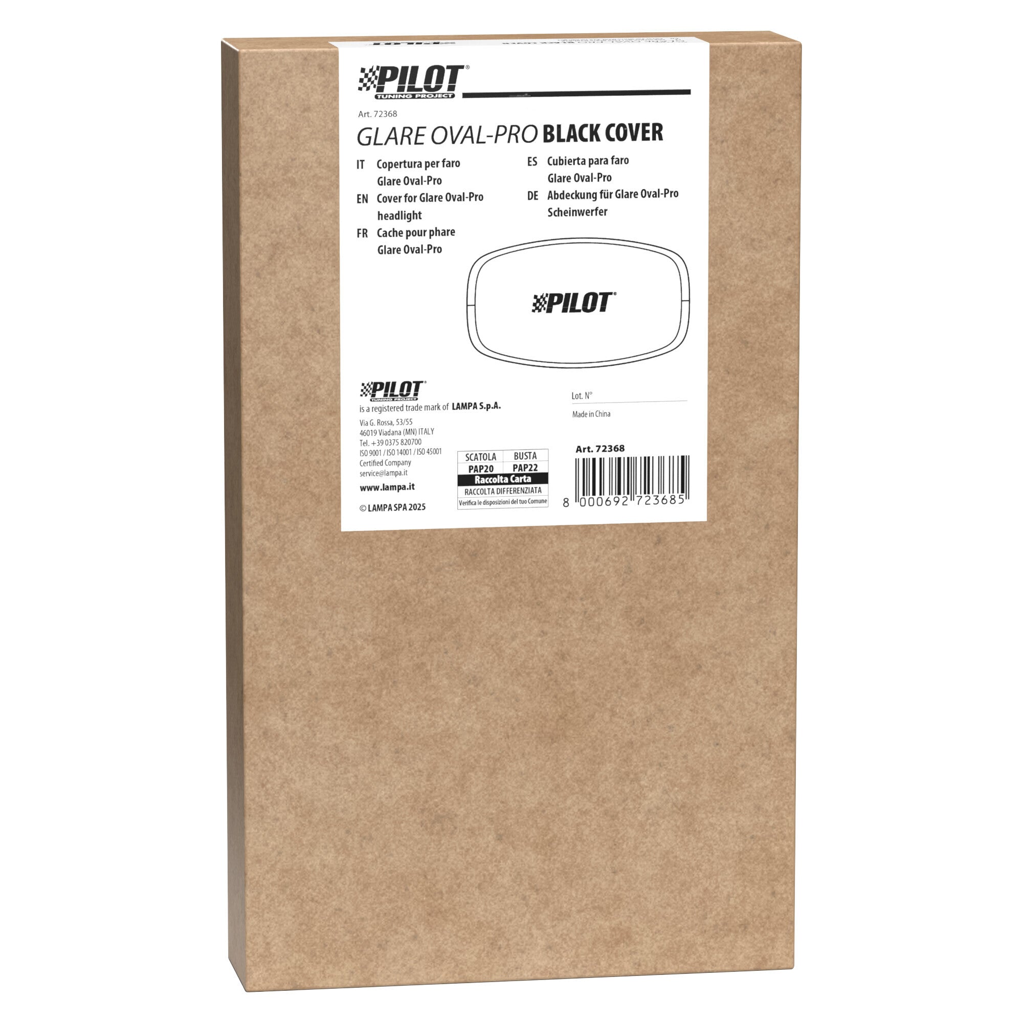 Copertura per faro Glare Oval-Pro