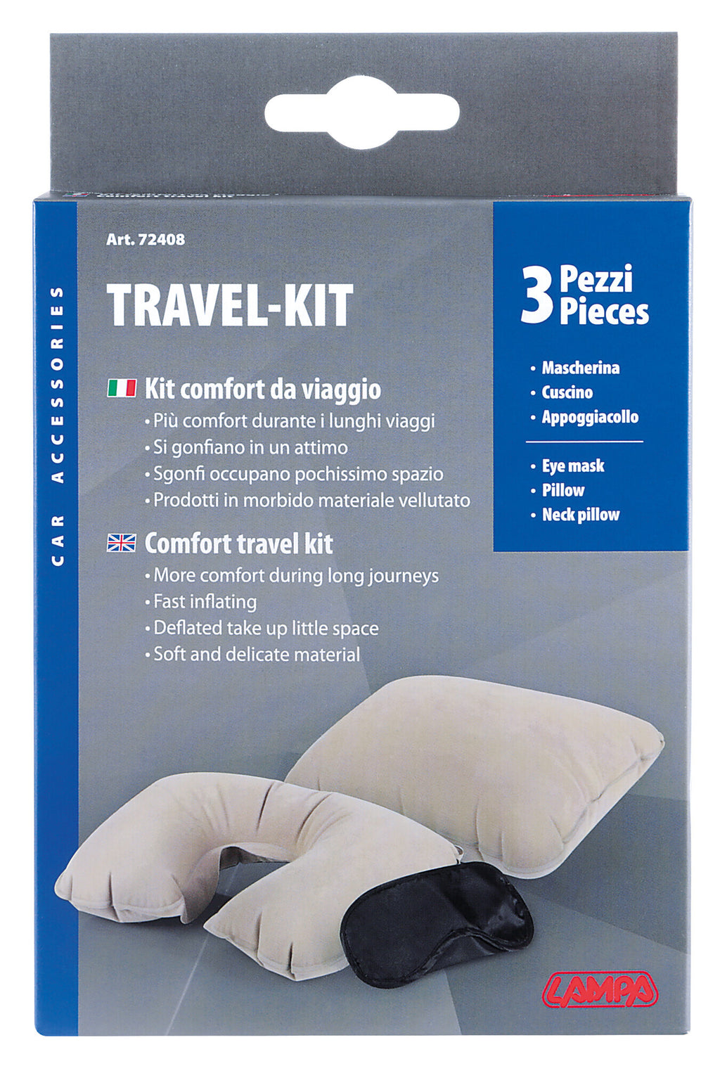 Travel-Kit 3 in 1, kit da viaggio