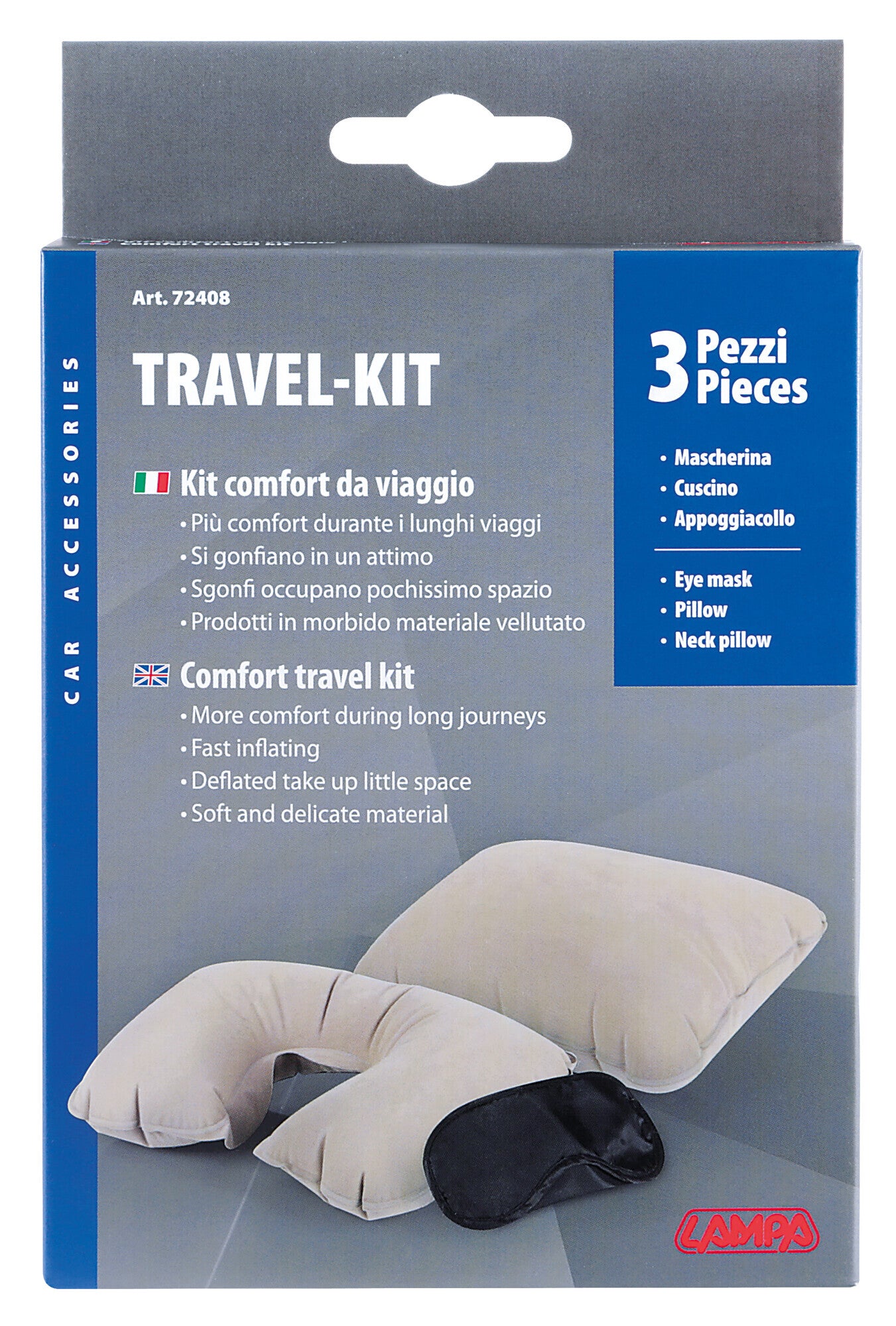 Travel-Kit 3 in 1, kit da viaggio