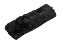 Cuscino avvolgicintura in vera pelliccia di montone - Nero