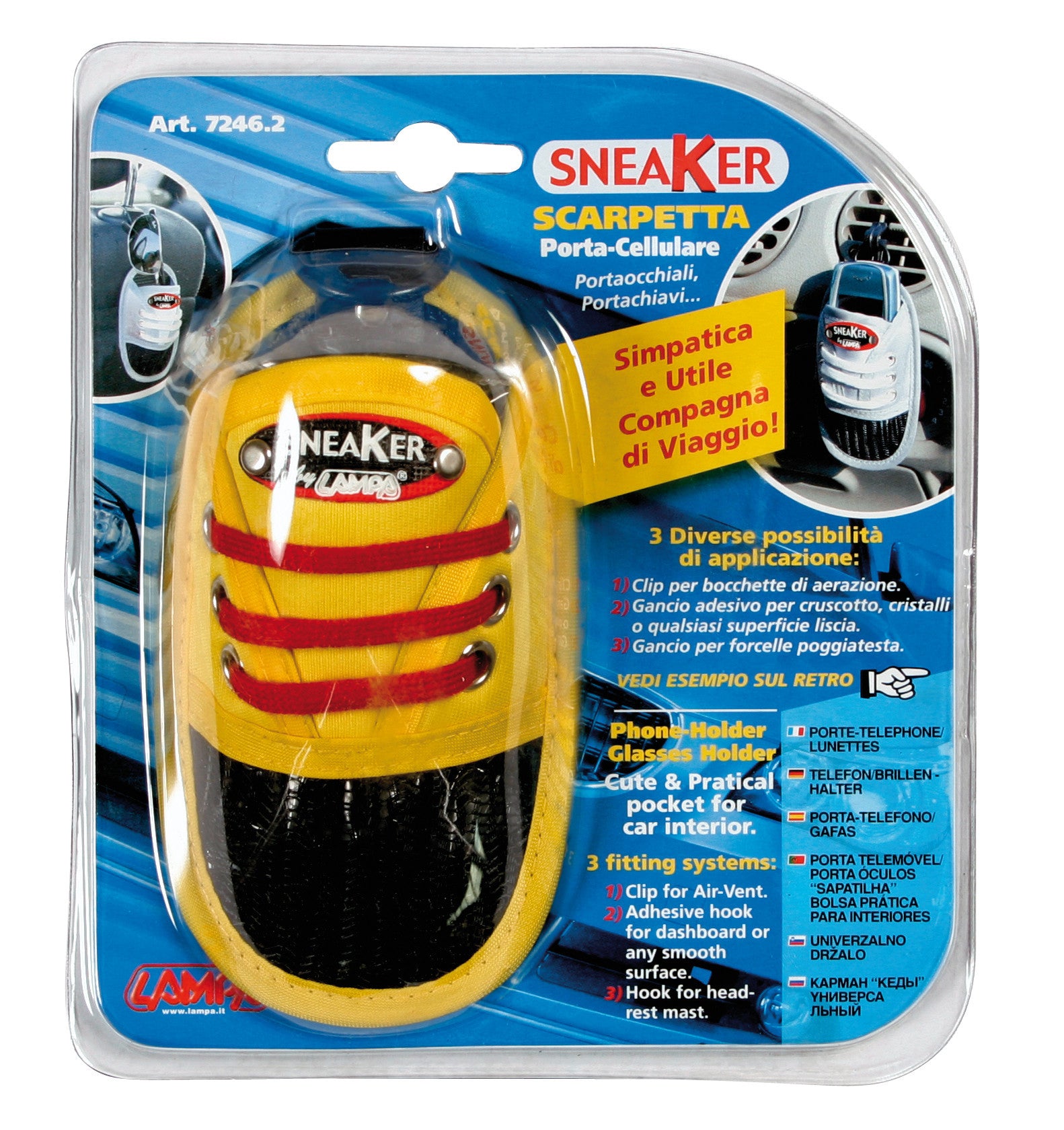 Sneaker, scarpetta porta-cellulare