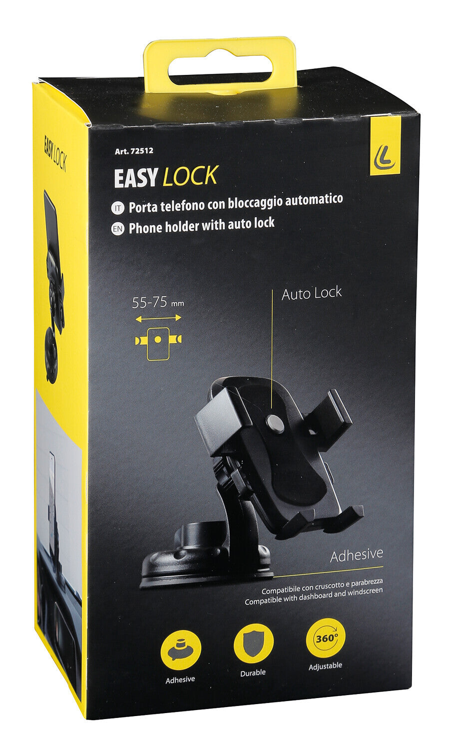 Easy-Lock, portatelefono con bloccaggio automatico