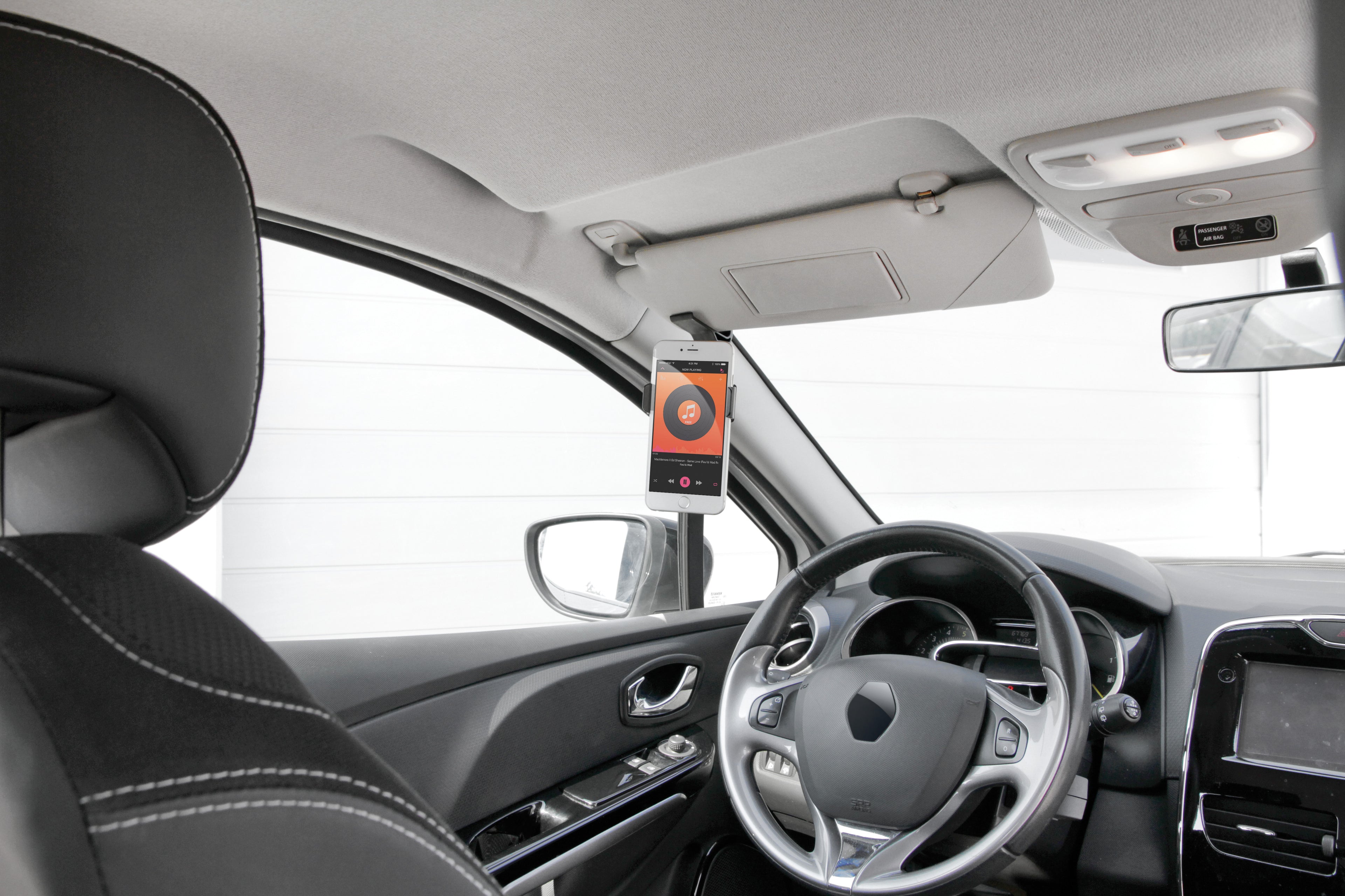 Visor Snap, porta telefono per visiera parasole