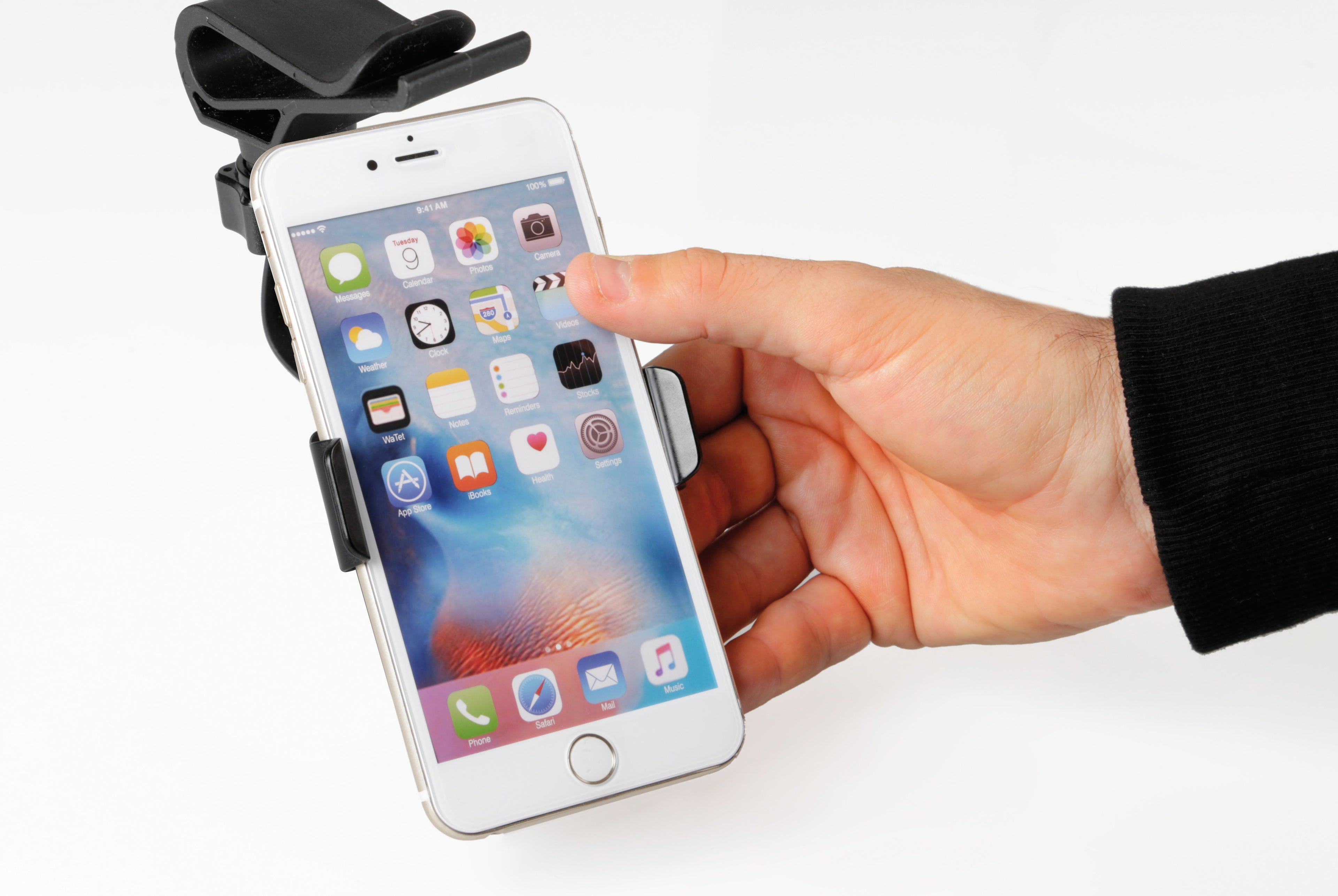 Visor Snap, porta telefono per visiera parasole