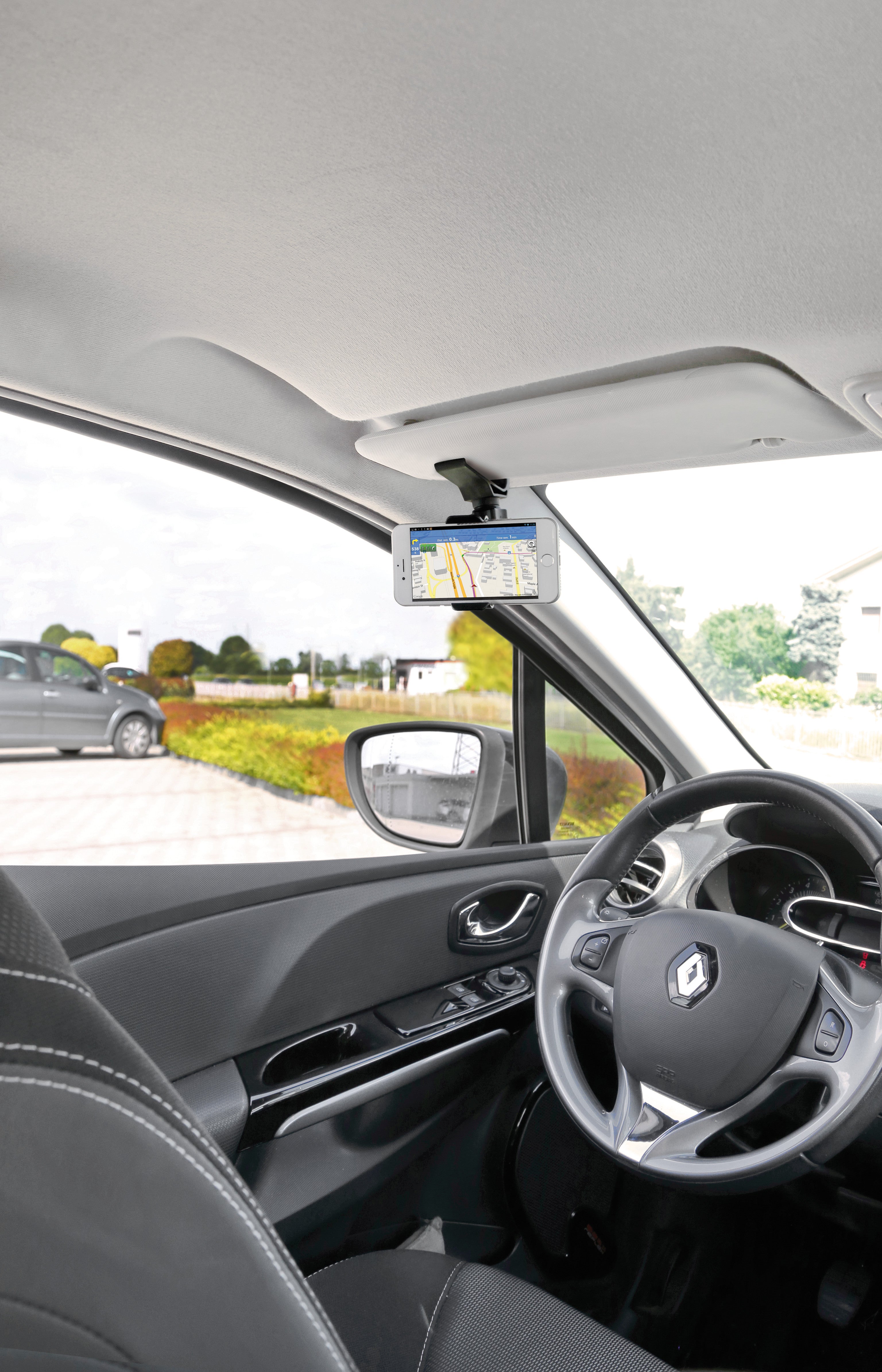 Visor Snap, porta telefono per visiera parasole