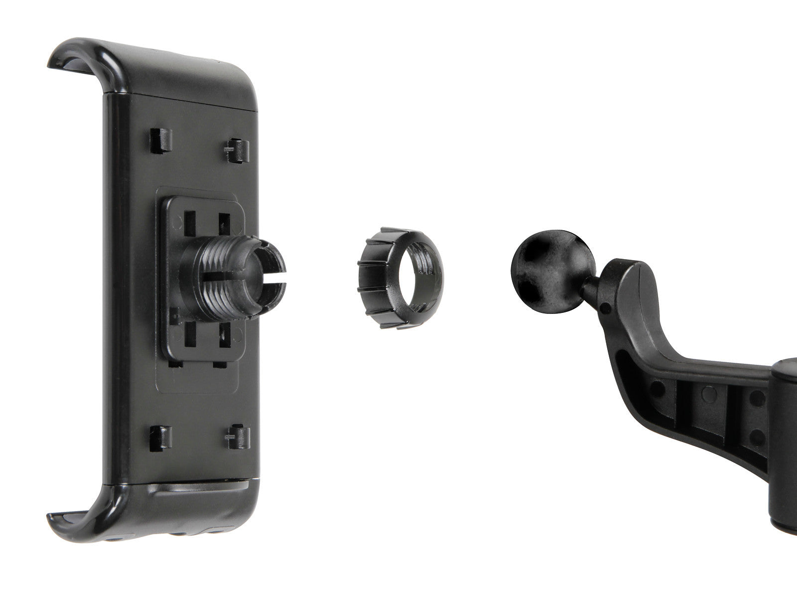 Polex Grip, porta telefono, phablet e tablet per asta poggiatesta