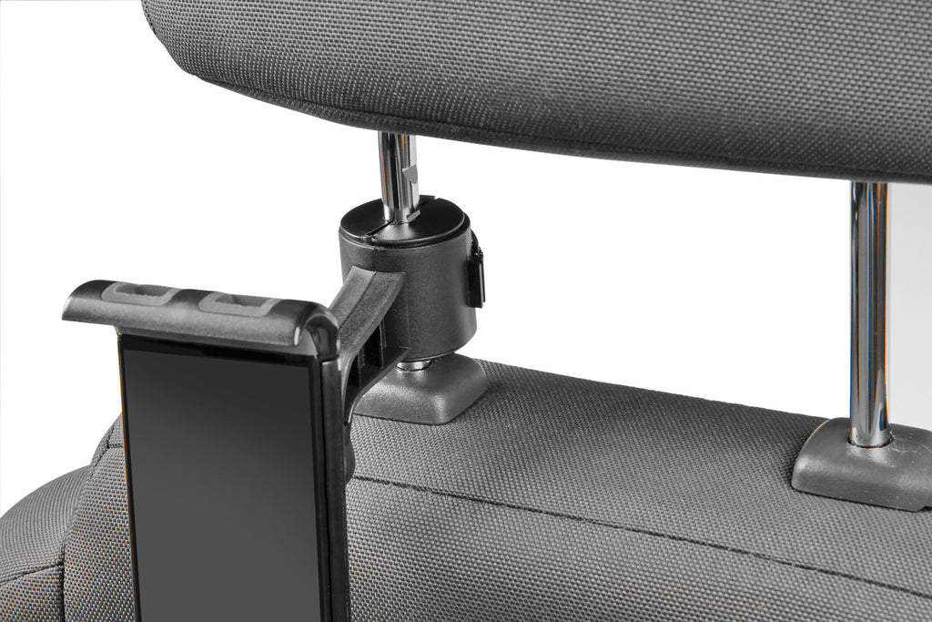 Polex Grip, porta telefono, phablet e tablet per asta poggiatesta