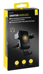 Graviton Wireless, porta telefono per bocchette d’aerazione con carica batteria wireless