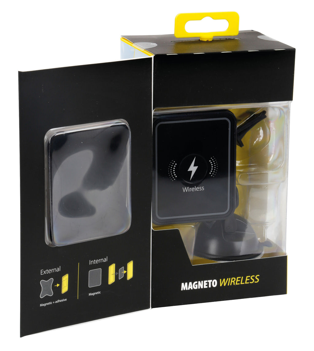 Magneto Wireless, porta telefono magnetico con carica batteria wireless