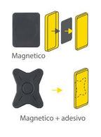 Magneto Wireless, porta telefono magnetico con carica batteria wireless