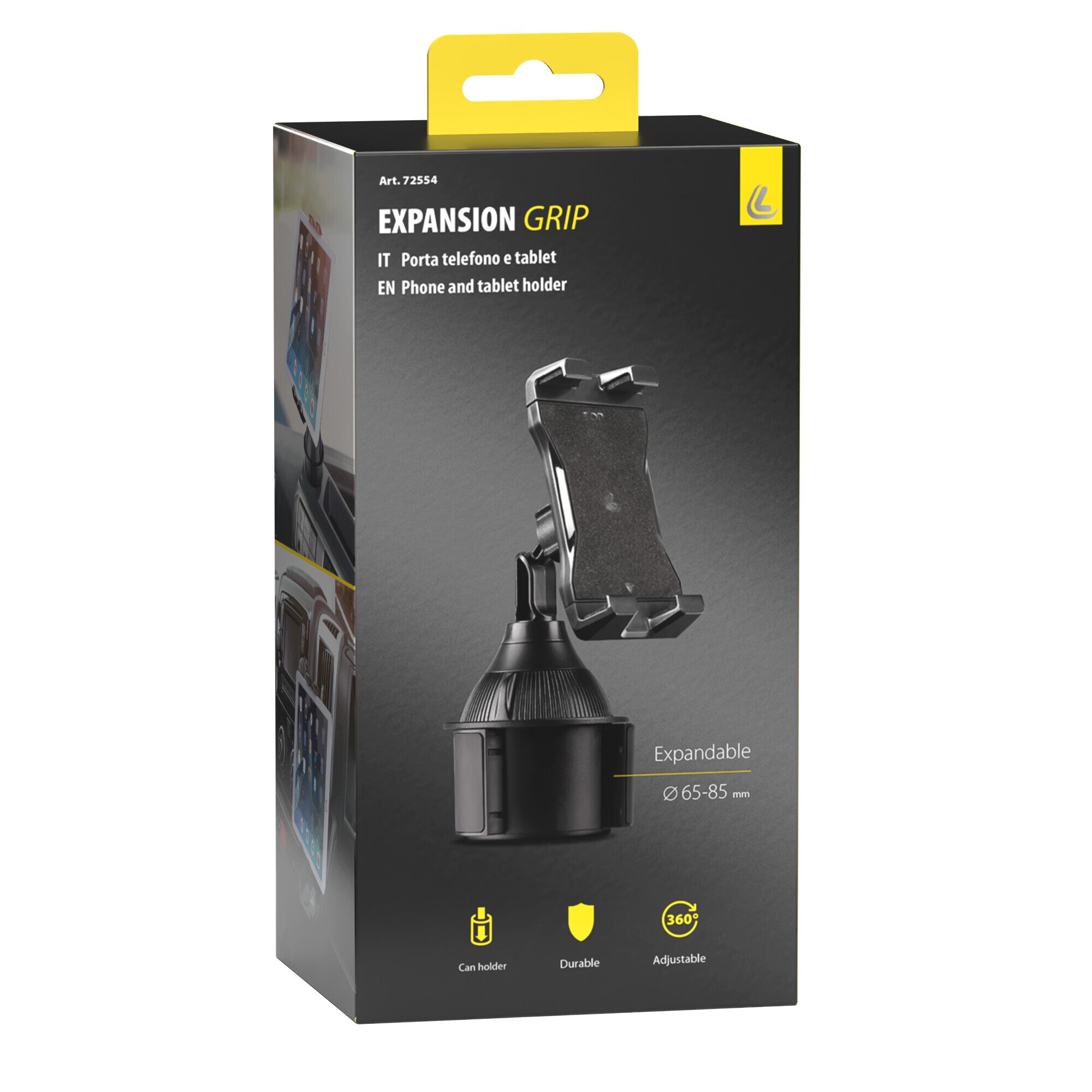 Expansion Grip, porta telefono/tablet per portalattina