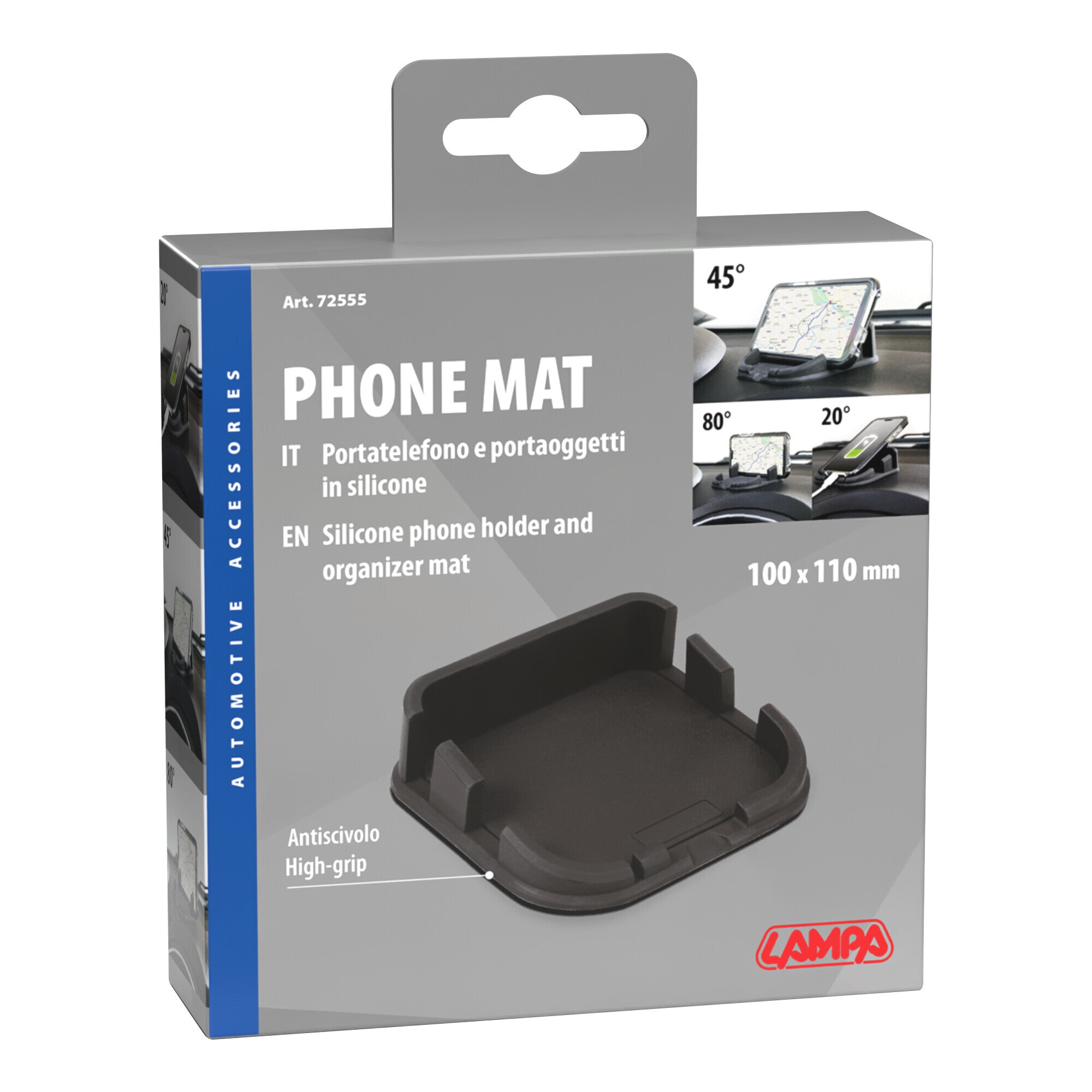 Phone-Mat, portatelefono e portaoggetti in silicone