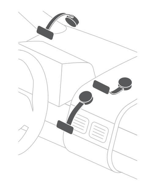 Snap Flex 2.0, porta telefono a clip con ventosa adesiva a basso profilo