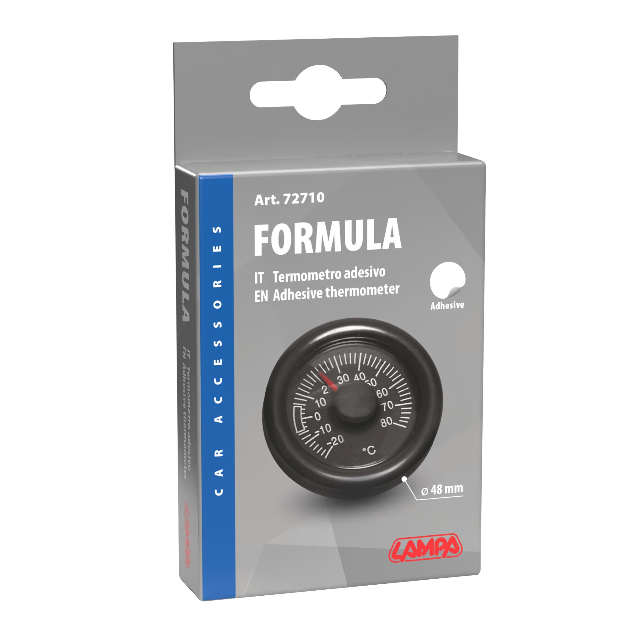 Formula, termometro adesivo