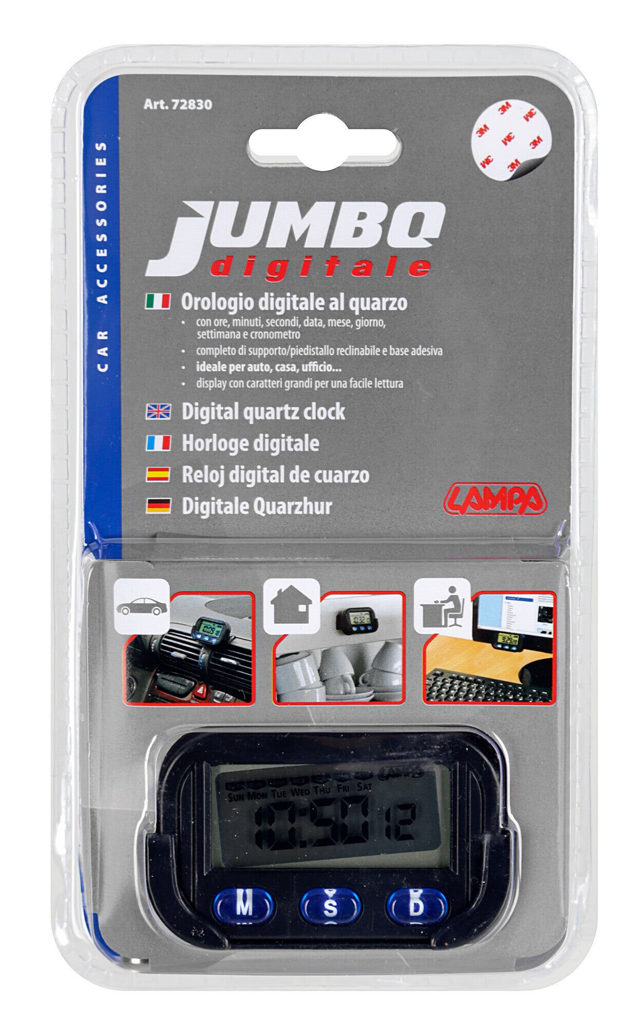 Jumbo, orologio digitale