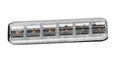Luce di segnalazione multifunzione flessibile a 6 Led, 12/24V - Arancio