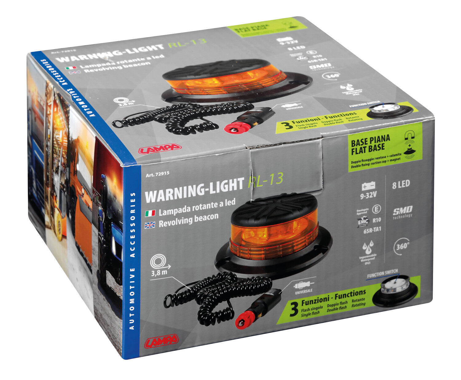 RL-13, luce di segnalazione a Led, 12/24V