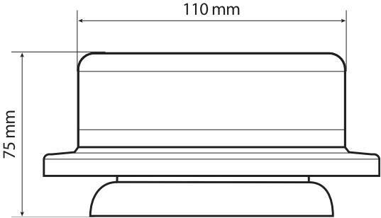 RL-13, luce di segnalazione a Led, 12/24V