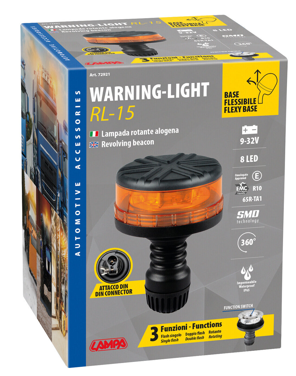 RL-15, luce di segnalazione a Led, 12/24V