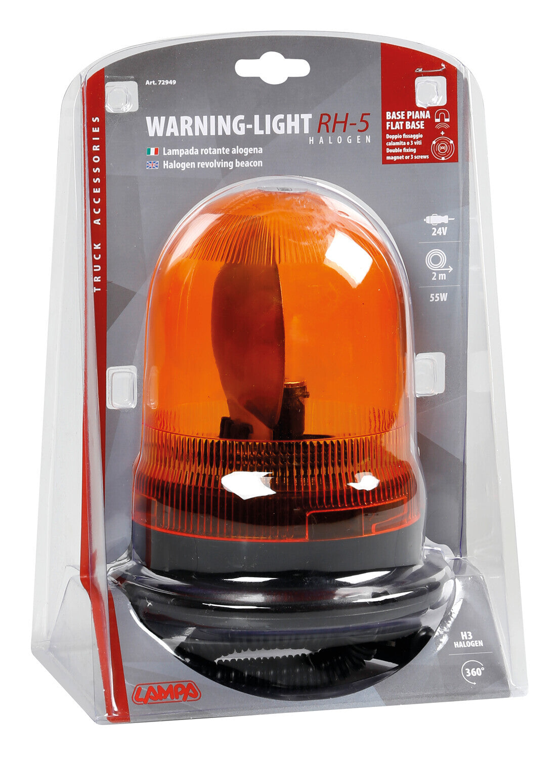 RH-5, luce di segnalazione alogena, 24V