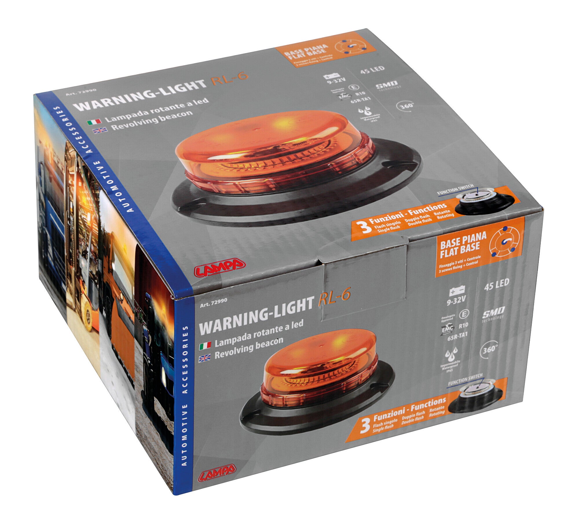 RL-6, luce di segnalazione a led, 12/24V