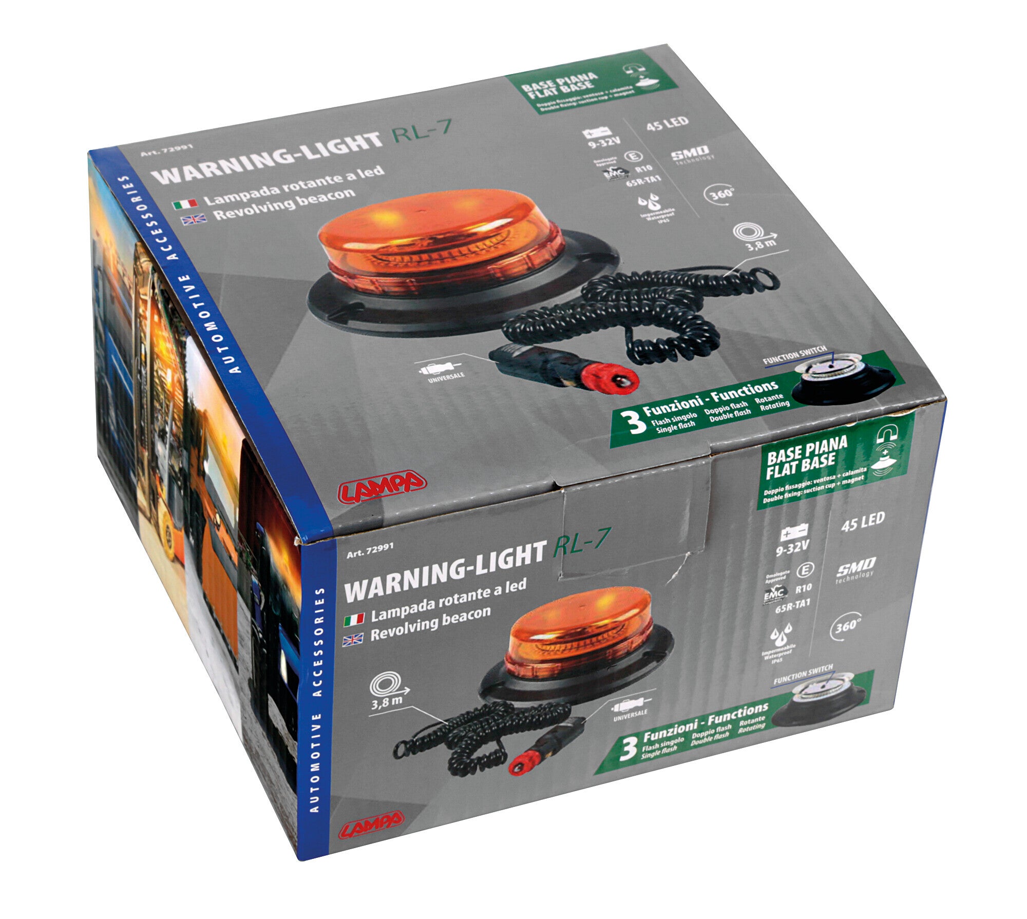 RL-7, luce di segnalazione a led, 12/24V