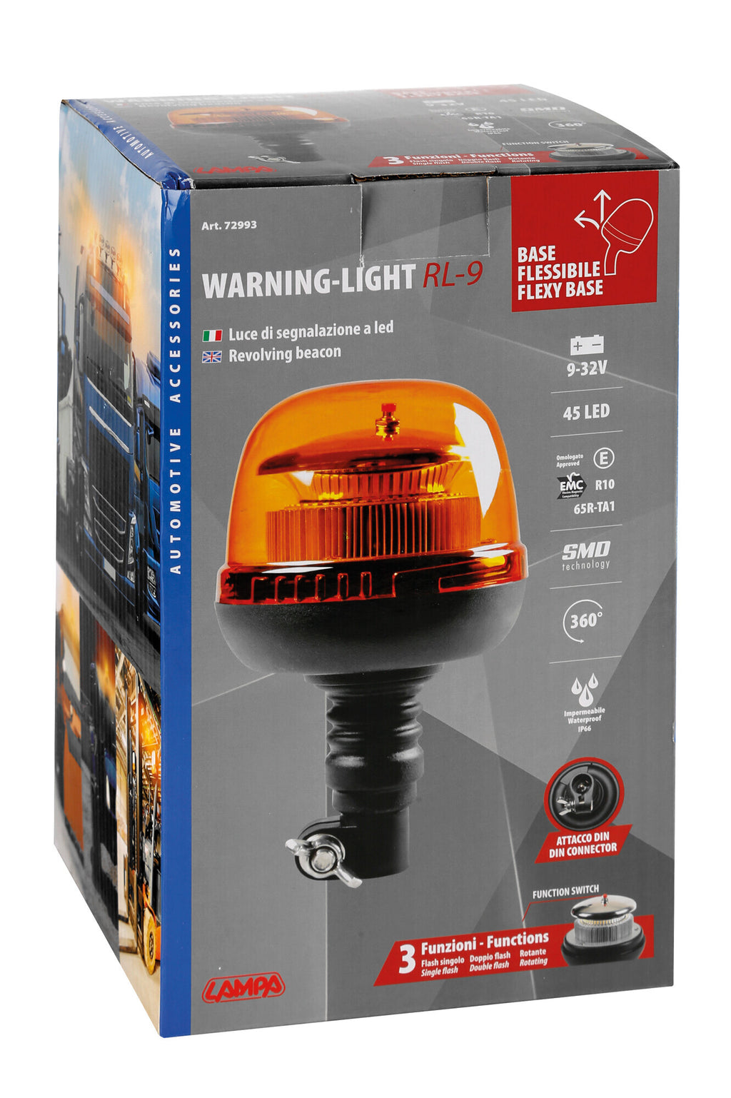 RL-9, luce di segnalazione a Led, 12/24V