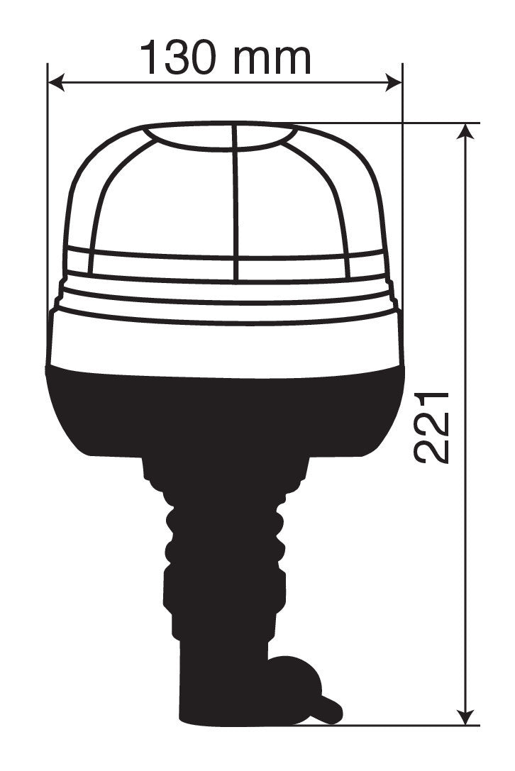 RL-9, luce di segnalazione a Led, 12/24V