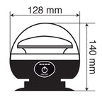 RL-16, luce di segnalazione a led, ricaricabile, 12/24V+230V