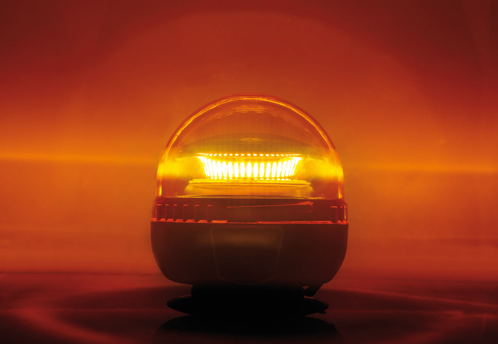 RL-16, luce di segnalazione a led, ricaricabile, 12/24V+230V