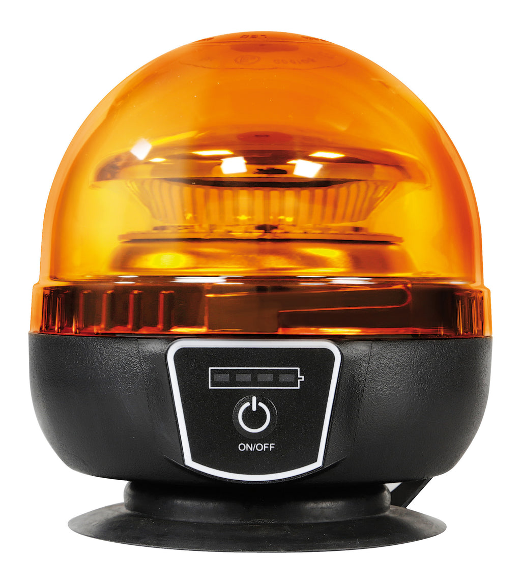 RL-16, luce di segnalazione a led, ricaricabile, 12/24V+230V