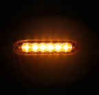 Luce di segnalazione multifunzione a 6 Led, 9/32V - Arancio