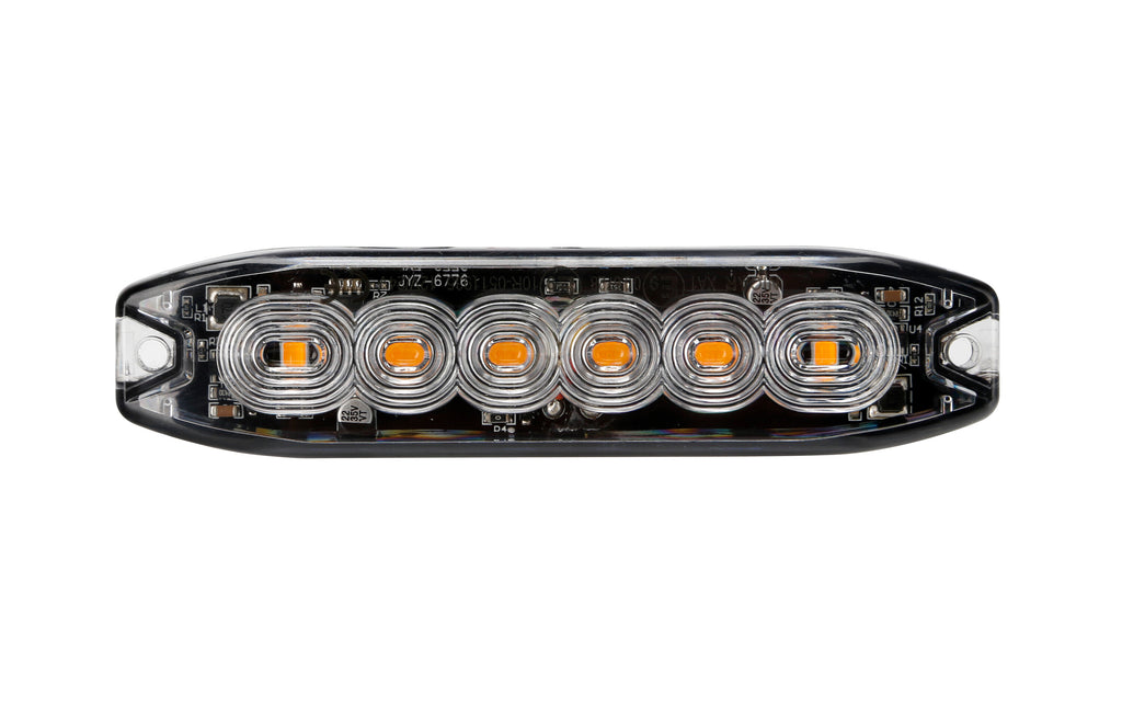 Luce di segnalazione multifunzione a 6 Led, 9/32V - Arancio